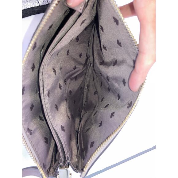 KATE SPADE, TAUPE LEATHER, SNAKE PRINT WOMENS CROSSOBODY BAG - Picture 14 of 15